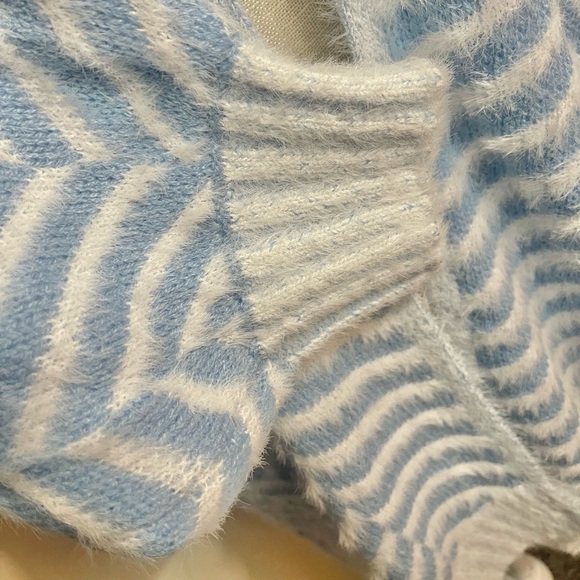 Womens SugarLips Cheshire Chevron Eyelash Cardigan - Picture 6 of 11